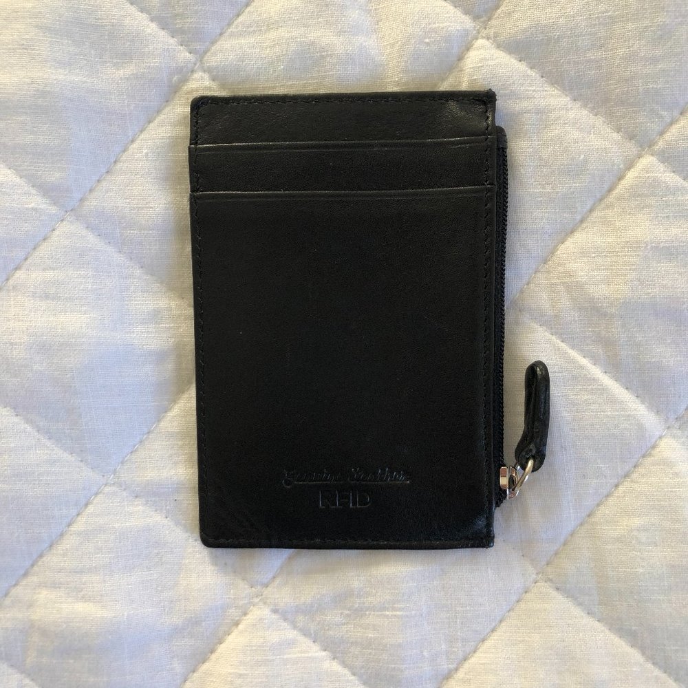 Black Leather Cardholder